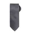 PR780 Premier Micro Waffle Tie Dark Grey colour image